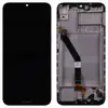 Дисплей для Huawei Y6 2019/Y6 Prime 2019/Y6S/Honor 8A, з тачскрином і рамкою в зборі, 3 вікна під датчики, колір чорний мініатюра 1