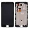Дисплей для Meizu M3 Note з тачскрином та рамкою в зборі, колір чорний, версія M681h мініатюра 1
