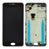 Дисплей для Meizu M3 Note з тачскрином та рамкою в зборі, колір чорний, версія L681h мініатюра 1