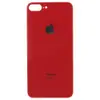 Задня кришка для iPhone 8 Plus, колір червоний, з великим отвором під камеру мініатюра 1