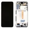 Дисплей для Samsung S906F Galaxy S22 Plus (GH82-27500B), з тачскріном і рамкою в зборі, колір білий, сервісний оригінал мініатюра 1