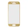 Захисне скло для Samsung A320 Galaxy A3 (2017) 3D, колір золотий мініатюра 1