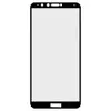 Захимне скло для Huawei Honor 7X (BND-L21) 3D, колір чорний мініатюра 1