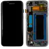 Дисплей для Samsung G935 (G935F, G935FD/DS) Galaxy S7 Edge з тачскрином та рамкою в зборі, колір чорний, сервісний оригінал мініатюра 1