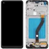 Дисплей для Samsung A215F/DS Galaxy A21 2020 с тачскрином и рамкой в сборе, цвет черный, IPS(TFT) миниатюра 1