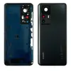Задняя крышка для Xiaomi 12T/ 12T Pro, со стеклом камеры, цвет черный миниатюра 1