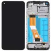 Дисплей Samsung A115F Galaxy A11/M115F/DS/M Galaxy M11 (157,5мм) з тачскрином і рамкою в зборі, колір чорний, сервісний оригінал мініатюра 1