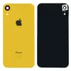 Задня кришка для iPhone XR, колір жовтий, зі склом камери мініатюра 1