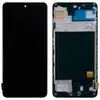 Дисплей для Samsung A515F /DS Galaxy A51 з тачскріном і рамкою в зборі, колір чорний, IPS (TFT) мініатюра 1