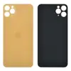 Задня кришка для iPhone 11 Pro Max, колір золотий, з великим отвором під камеру мініатюра 1