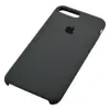 Силіконовий чохол для iPhone 7 Plus/8 Plus, оригінал, dark grey мініатюра 1
