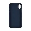 Силиконовый чехол для iPhone X, Xs (5.8), цвет dark blue миниатюра 1