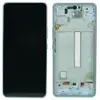 Дисплей для Samsung A536F Galaxy A53 2022 (GH82-28024D), з тачскріном і рамкою в зборі, колір синій, сервісний оригінал мініатюра 1