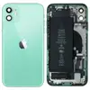 Корпус для iPhone 11 (6.1) + акумулятор, колір зелений, оригінал з розбору мініатюра 1