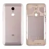 Задня кришка для Xiaomi Redmi 5 Plus, зі склом камери, колір золотий, оригінал мініатюра 1