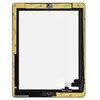 Тачскрін (сенсор) з кнопкою для iPad 2, колір чорний мініатюра 2