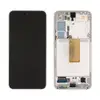 Дисплей для Samsung S911 Galaxy S23 2023 (GH82-30480B), с тачскрином и рамкой в сборе, цвет бежевый, сервисный оригинал миниатюра 1