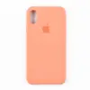 Силіконовий чохол для iPhone X, Xs (5.8), колір light corall мініатюра 1