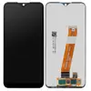 Дисплей для Samsung A015F / DS Galaxy A01 2020 з тачскрином у зборі, колір чорний, сервісний оригінал, широкий конектор мініатюра 1