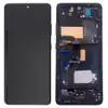 Дисплей для Samsung G998F S21 Ultra, з тачскріном і рамкою, чорний, IPS мініатюра 1