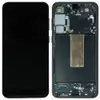 Дисплей для Samsung S916 Galaxy S23 Plus 2023 (GH82-30476A), з тачскріном і рамкою в зборі, колір чорний, сервісний оригінал мініатюра 1