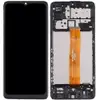Дисплей для Samsung M127 Galaxy M12 2021 (GH81-25042A), з тачскріном і рамкою в зборі, колір чорний, сервісний оригінал мініатюра 1