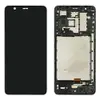 Дисплей для Samsung A013F /DS Galaxy A01 2020 з тачскріном і рамкою в зборі, колір чорний, IPS (TFT) мініатюра 1