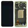 Дисплей для Samsung Galaxy A55 (A556) 2024 (GH82-34308D), з тачскріном і рамкою в зборі, колір жовтий, сервісний оригінал мініатюра 1