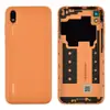 Задня кришка Huawei Y5 2019, зі склом камери, колір коричневий мініатюра 1