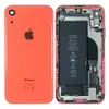 Корпус для iPhone XR (6.1) + акумулятор, колір коралловий, оригінал з розбору мініатюра 1