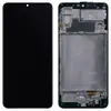 Дисплей для Samsung M225 Galaxy M22, з тачскріном і рамкою в зборі, колір чорний, оригінал Китай мініатюра 1