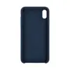 Силіконовий чохол для iPhone Xs Max (6.5), колір midnight blue мініатюра 1