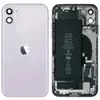 Корпус для iPhone 11 (6.1) + акумулятор, колір фіолетовий, оригінал з розбору мініатюра 1