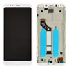 Дисплей для Xiaomi Redmi 5 Plus з тачскрином та рамкою в зборі, колір білий, оригінал. мініатюра 1