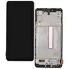 Дисплей для Samsung M536F Galaxy M53 2022 (GH82-28812A), з тачскріном і рамкою в зборі, колір чорний, сервісний оригінал мініатюра 1