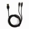 Кабель 2 in1 Micro-USB/Type-C Baseus Rapid Series (CAMT-ASU01) 1.2m, колір чорний, 3A мініатюра 1