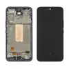 Дисплей для Samsung A546F Galaxy A54 2023, с тачскрином и рамкой в сборе, цвет черный, OLED small LCD миниатюра 1
