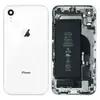 Корпус для iPhone XR (6.1) + акумулятор, колір білий, оригінал з розбору мініатюра 1