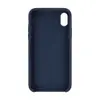 Силіконовий чохол для iPhone Xr (6.1), колір midnight blue мініатюра 1