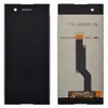 Дисплей Sony G3112, G3116 Xperia XA1 Dual, G3121, G3125 Xperia XA1 з тачскрином, колір чорний мініатюра 1