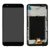 Дисплей для LG K10 2017 M250/ M250N/ M250E/ X400, з тачскріном і рамкою, чорний мініатюра 1