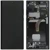Дисплей для Samsung S908 Galaxy S22 Ultra 2022 (GH82-27489A), з тачскріном і рамкою в зборі, колір чорний, сервісний оригінал мініатюра 1