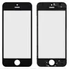 Скло iPhone 5S, з рамкою, колір чорний мініатюра 1