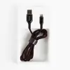 Кабель Lightning для iPhone Baseus X-type Light (CALXD-B01) 1m, цвет черный, 2.4A миниатюра 1