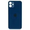 Задняя крышка для iPhone 12, цвет синий, с большим отверстием под камеру миниатюра 1