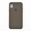Силіконовий чохол для iPhone X, Xs (5.8), колір dark brown мініатюра 1