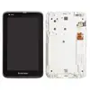 Дисплей для Lenovo A1000 IdeaTab с тачскрином и рамкой, черный миниатюра 1