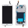 Дисплей LG G2 D802 (D805) з тачскрином у зборі, колір білий, у рамці мініатюра 1