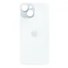 Задняя крышка для iPhone 15, цвет синий, с большим отверстием под камеру миниатюра 1