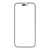 Стекло корпуса для iPhone 14 Pro + OCA, цвет черный миниатюра 1